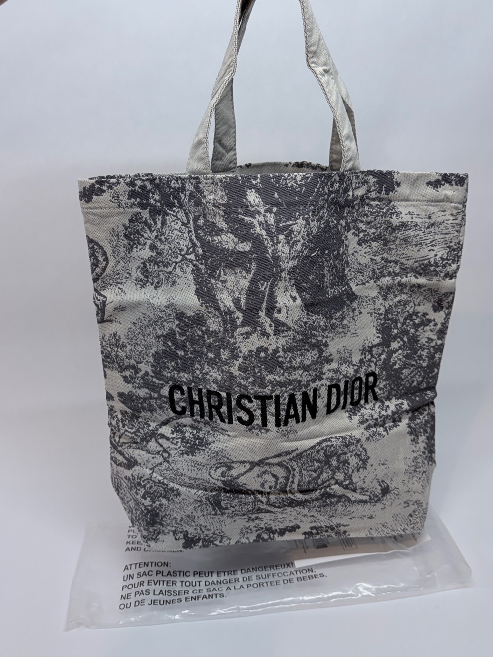 GWP Dior Beauty Toile de Jouy Canvas Tote